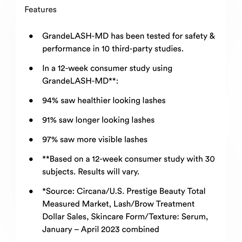 GrandeLASH-MD Lash Enhancing Serum Travel Size
